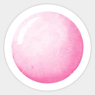 Pink bubble Sticker